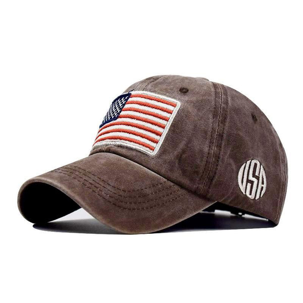 American Flag Cotton Baseball Cap