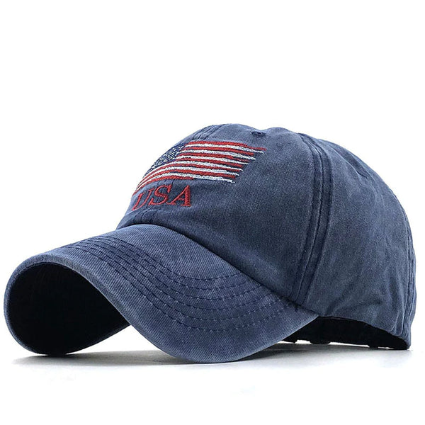 Vintage American Flag Cap