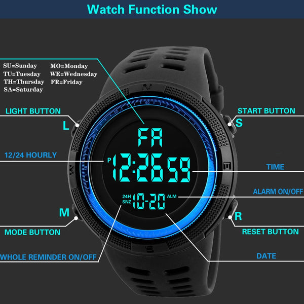 Digital LED Watch For Men