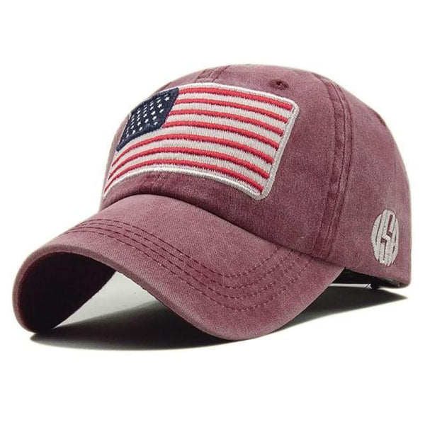 American Flag Cotton Baseball Cap