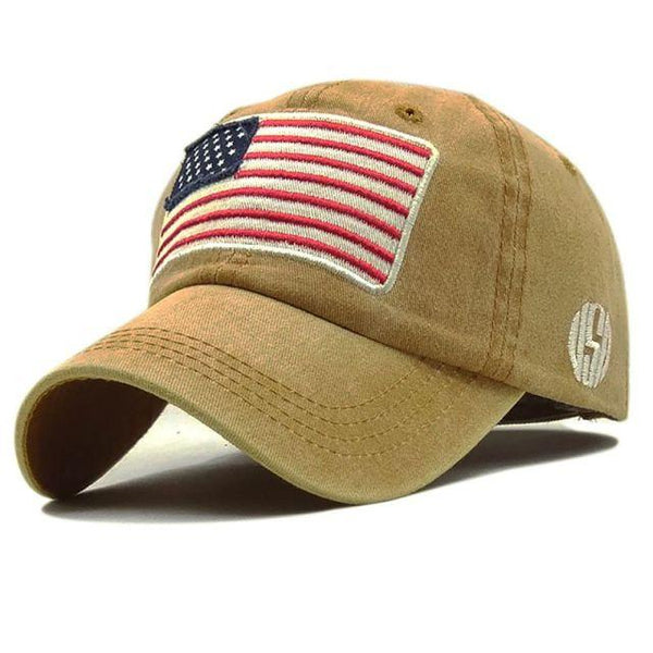American Flag Cotton Baseball Cap