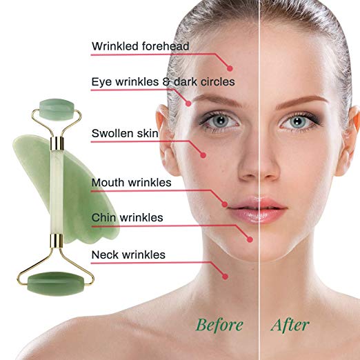 Natural Jade Gua Sha Facial Tool