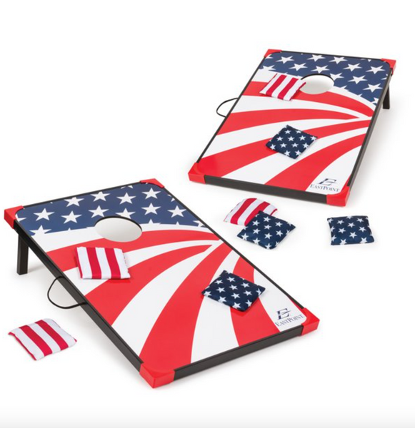 Portable Americana Cornhole Boards