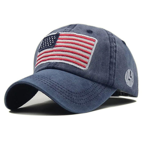 American Flag Cotton Baseball Cap