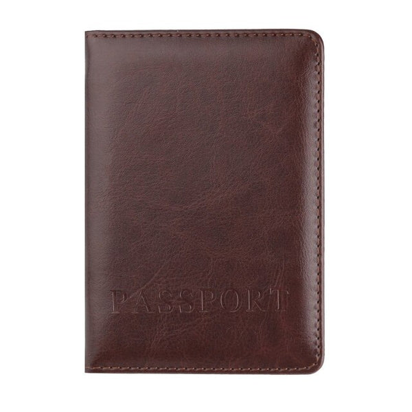 Leather Passport Holder For Fathers