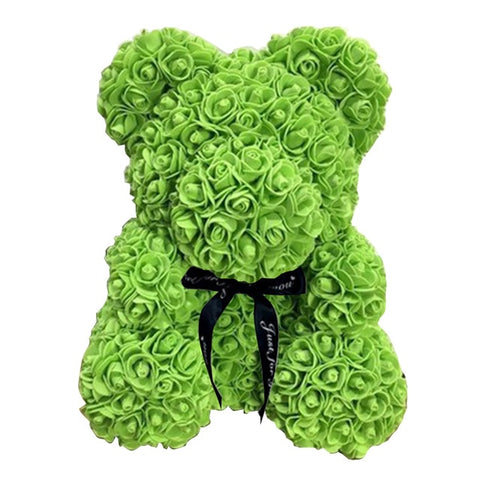 GREEN Rose Bear