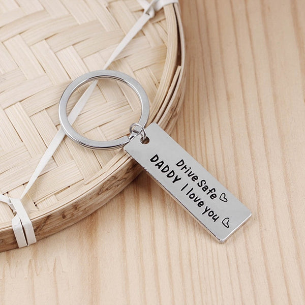 'Drive Safe' Father's Day Gift Keychain