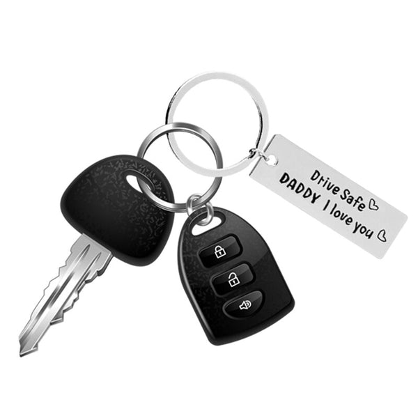 'Drive Safe' Father's Day Gift Keychain