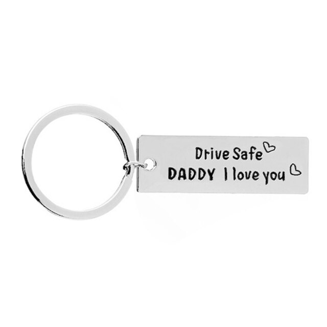 'Drive Safe' Father's Day Gift Keychain